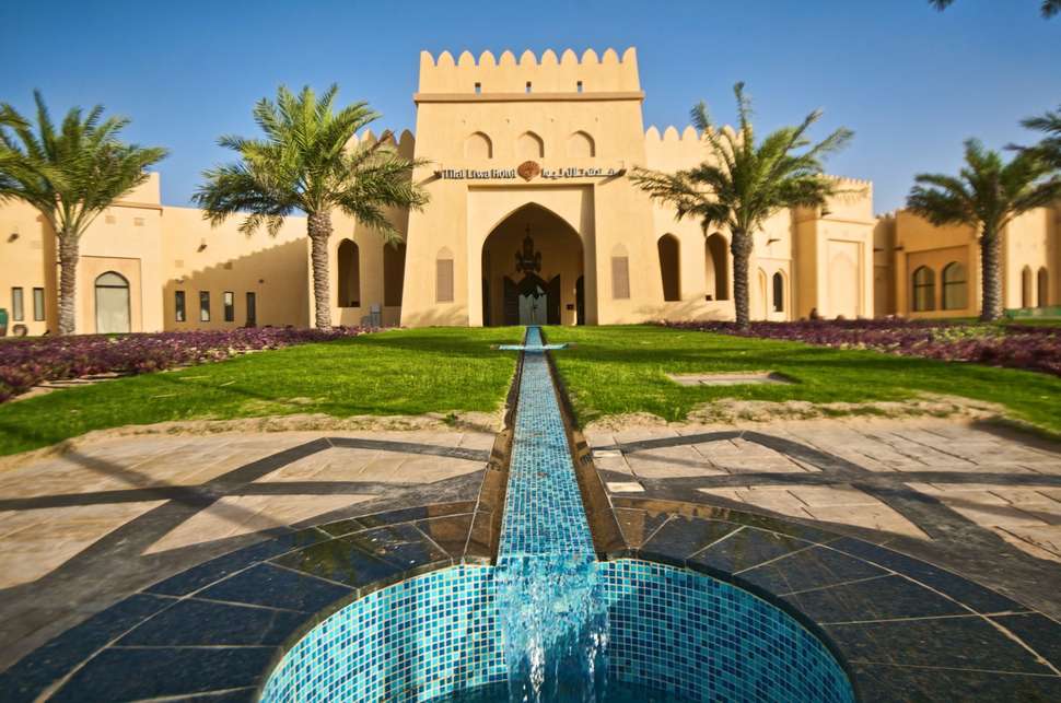 Ein Foto von der Außenansicht des Aldhafra Resort