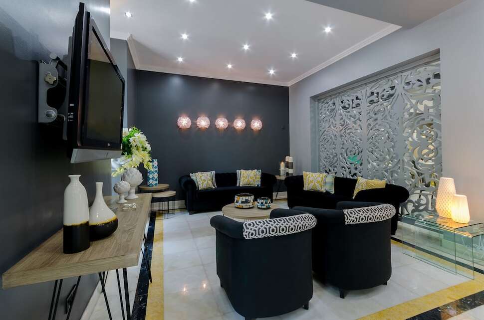 Een foto van het interieur van Avenida Park Hotel