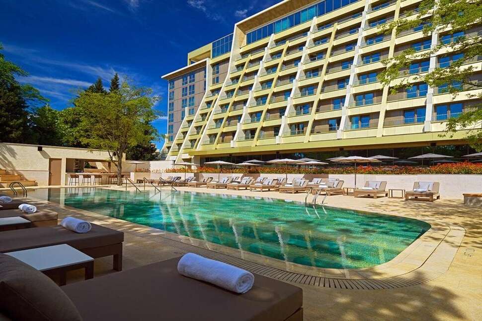 Sheraton Grand Tbilisi Metechi Palace.