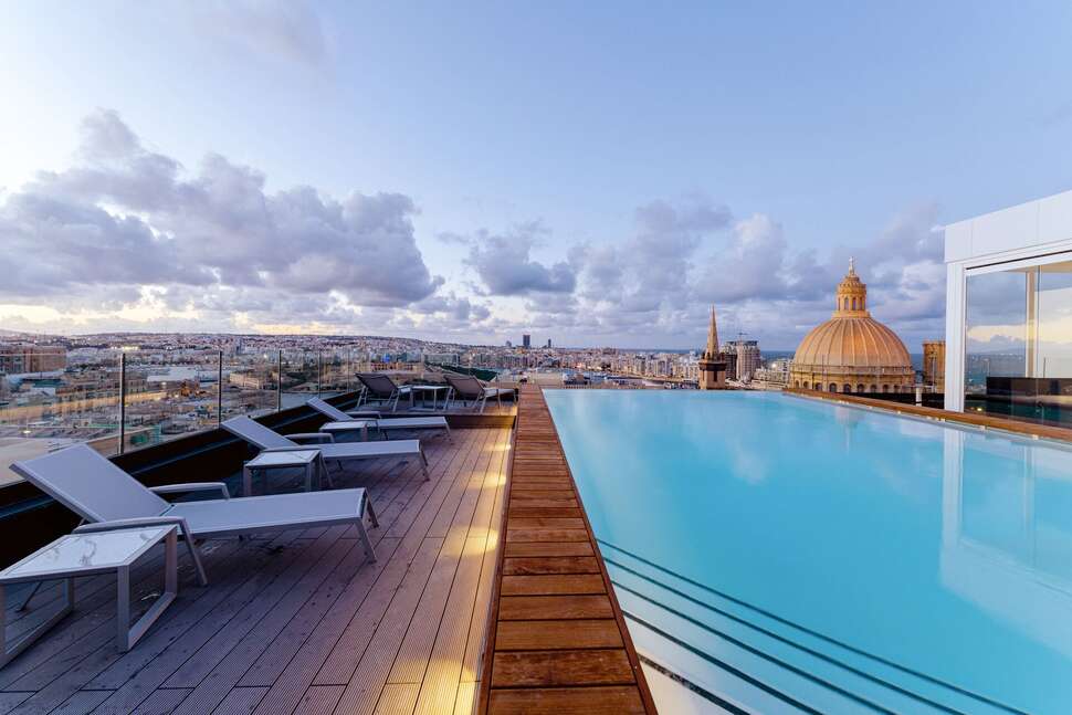 The Embassy Valletta Hotel.